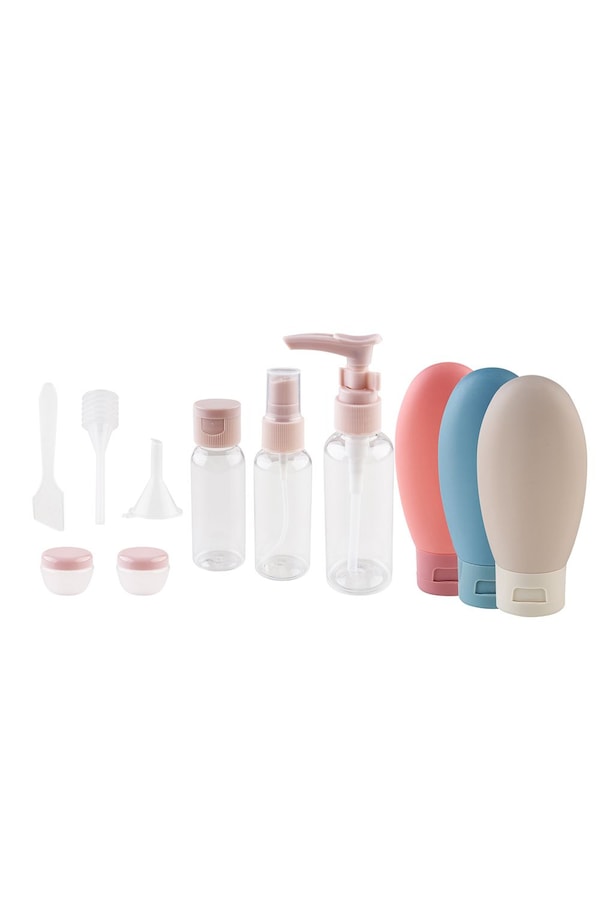 SHEONLY 11Pcs Portable Refillable Travel Bottle Set