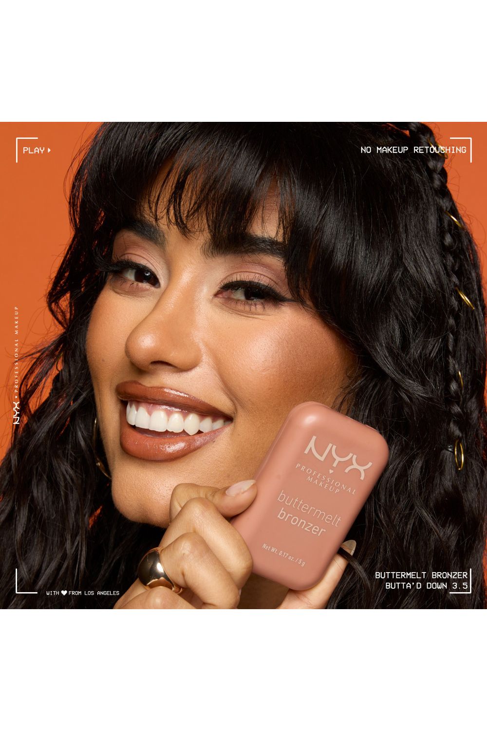 NYX Professional Makeup Buttermelt Bronzer Powder Bronzer 5g Butta Ballin image 8