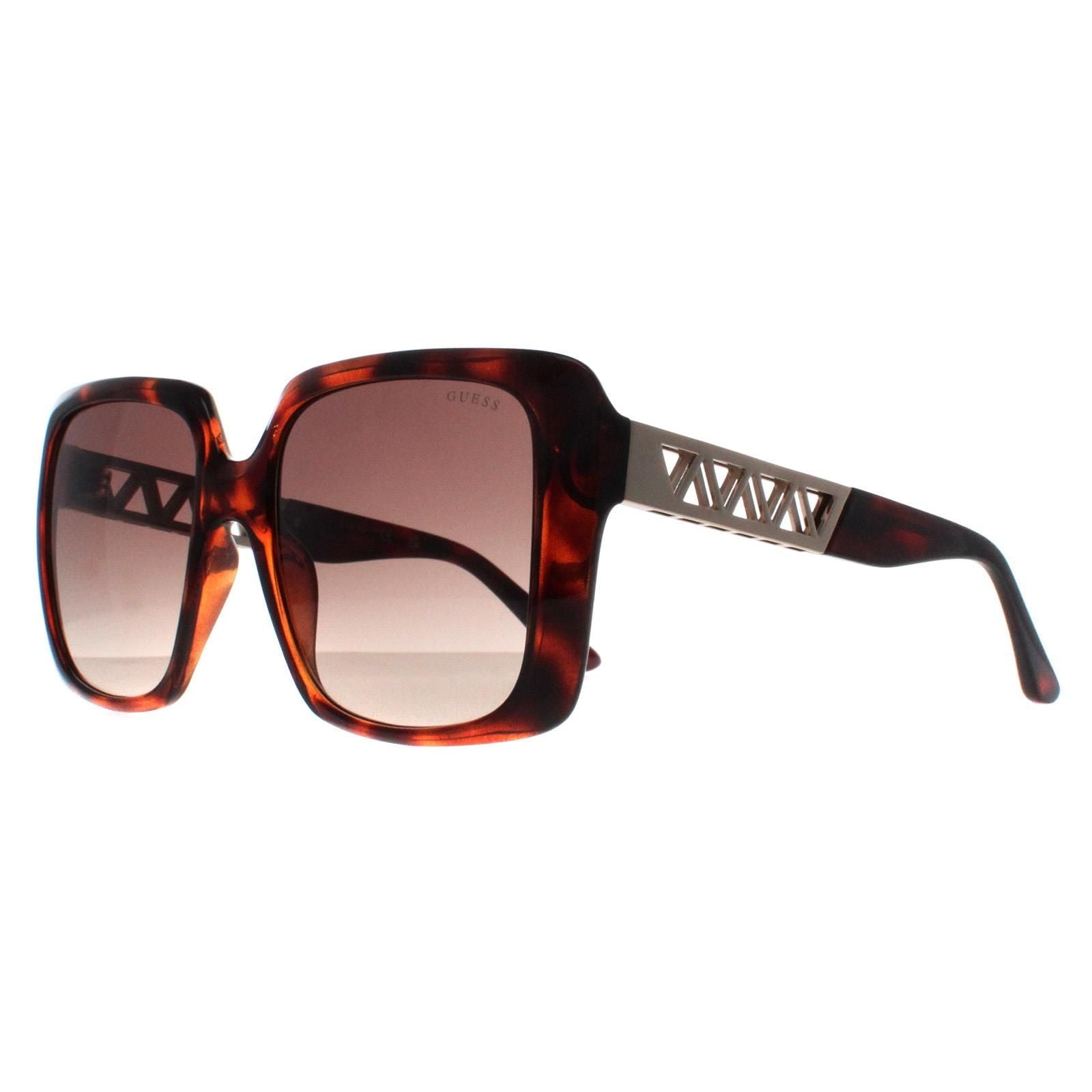 Guess Square Dark Havana Brown Gradient GU7689 image 2