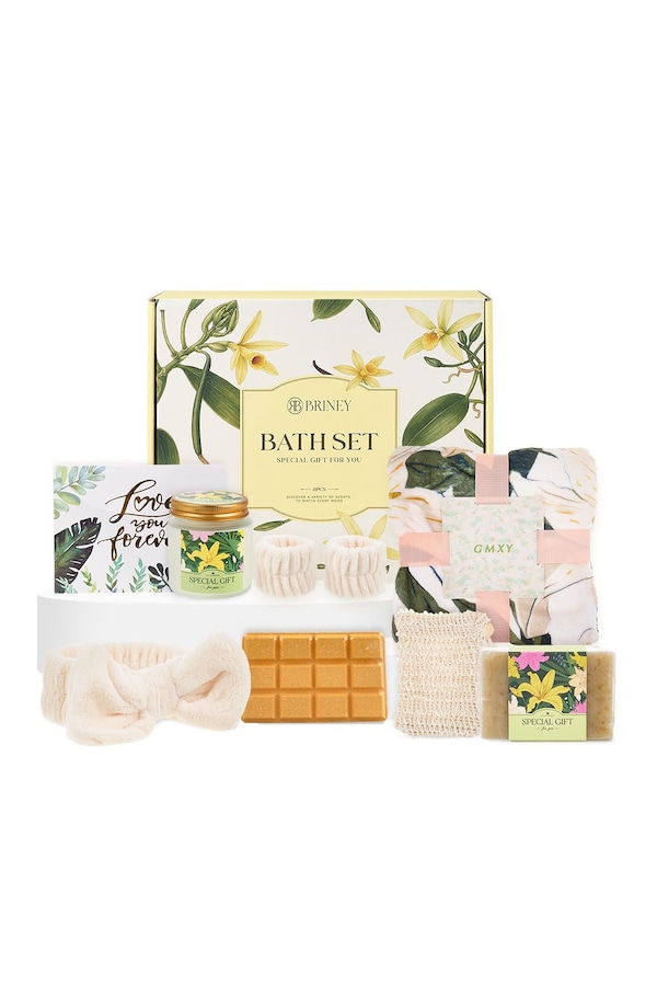 Living and Home Sunflower-Scented Spa Bath Gift Set