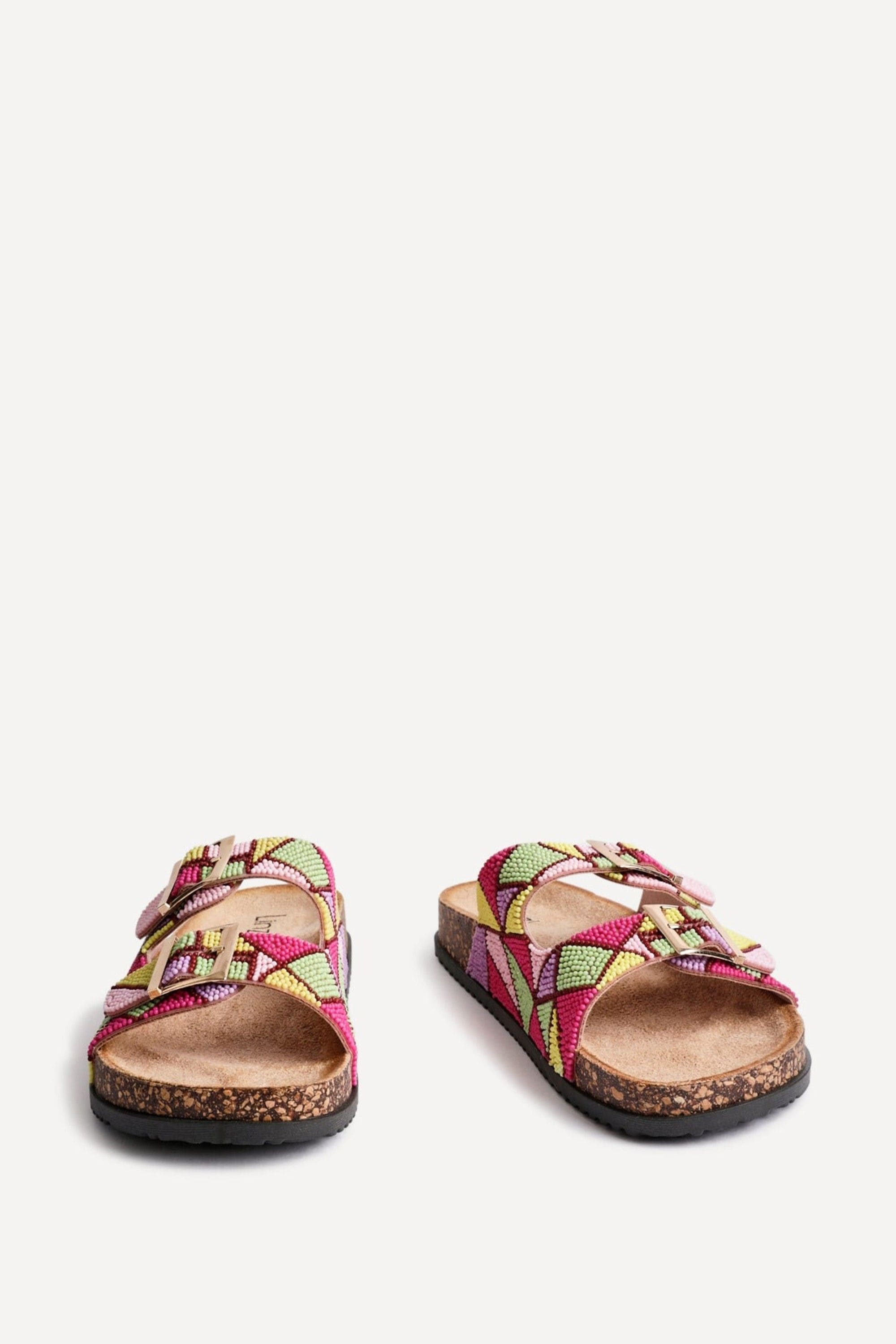 Linzi Gleam Multi Coloured Beaded Sliders image 3