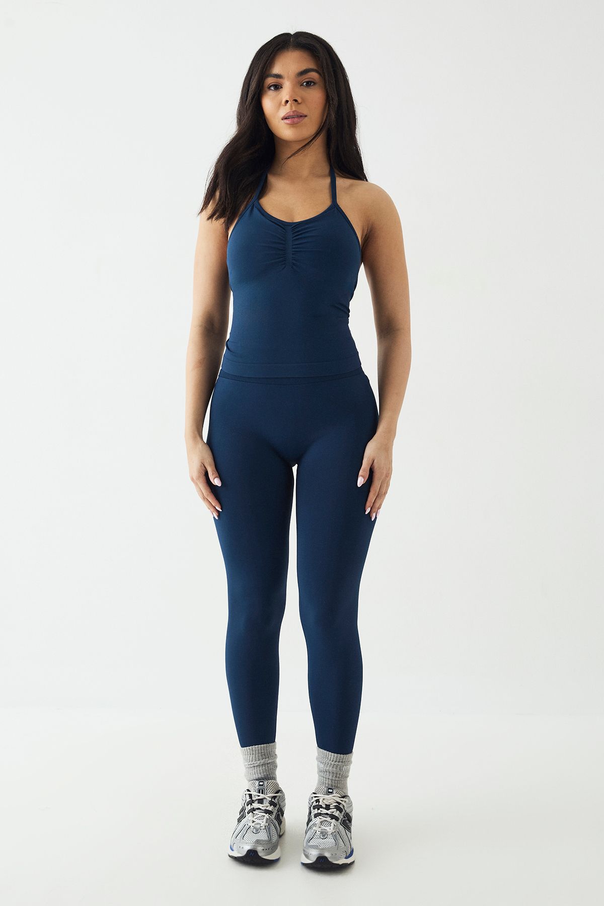 DSGN Studio DSGN Studio Ultra Contour Seamless High Waist Legging Navy image 5