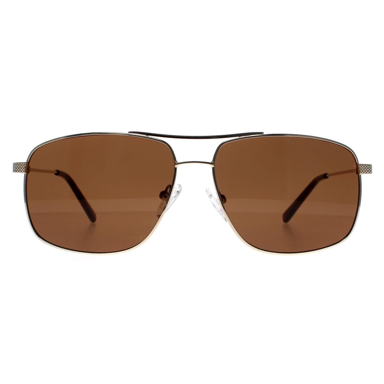 Guess Aviator Gold Brown GF0205 image 1