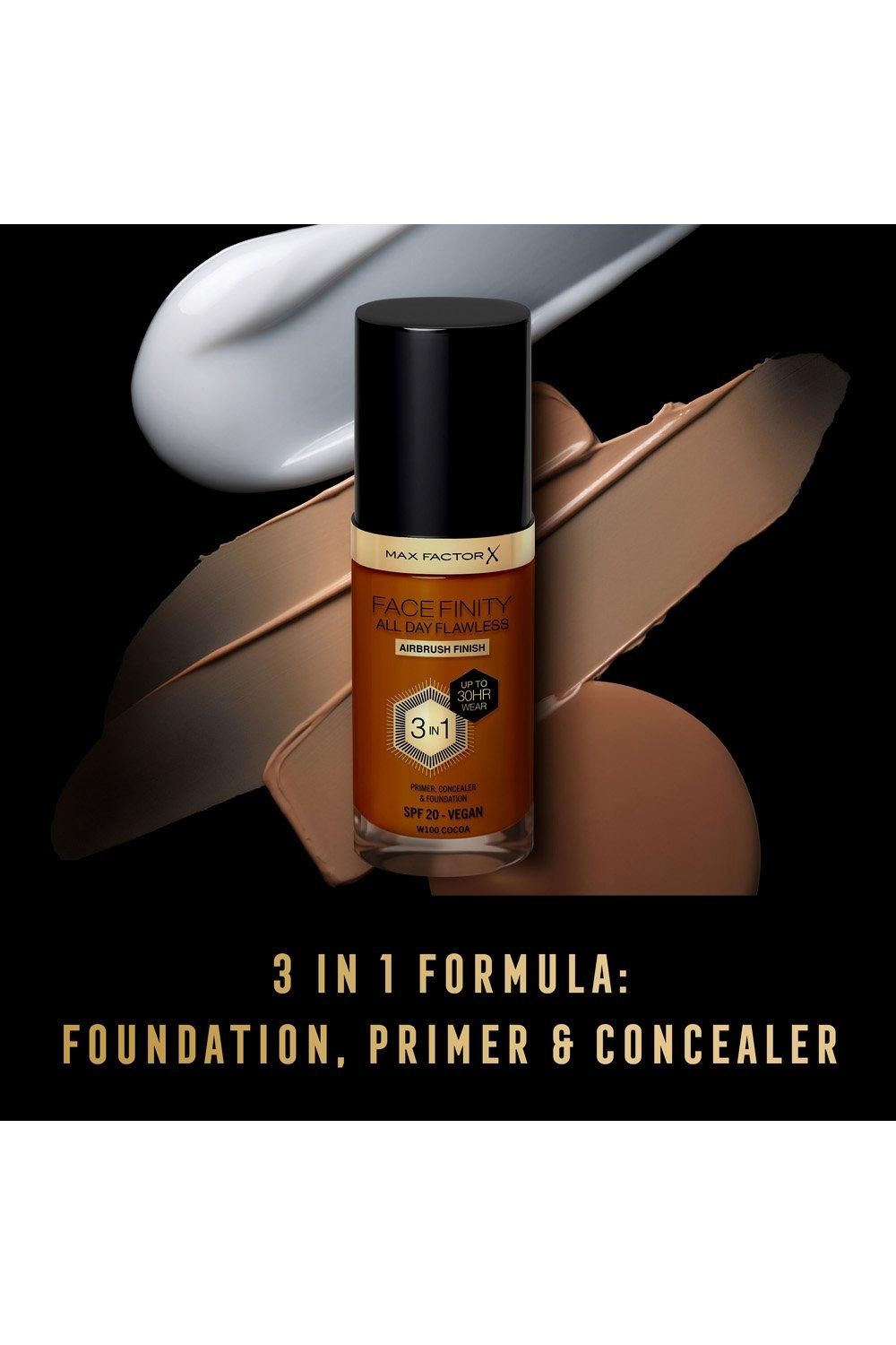 Max Factor Facefinity All Day Flawless 3 in 1 Vegan Foundation Cocoa image 5