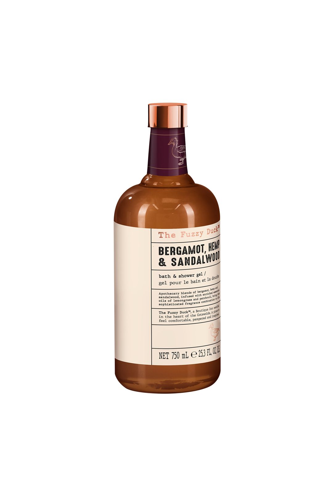 Baylis & Harding The Fuzzy Duck Bergamot, Hemp & Sandalwood Men's Luxury Bath & Shower Gel Gift Multi image 2