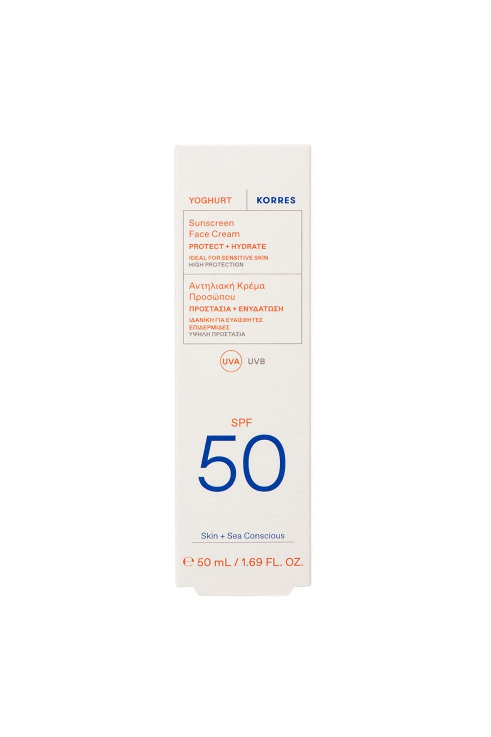 Korres Yoghurt Sunscreen Face Cream SPF 50 50ml Multi image 3