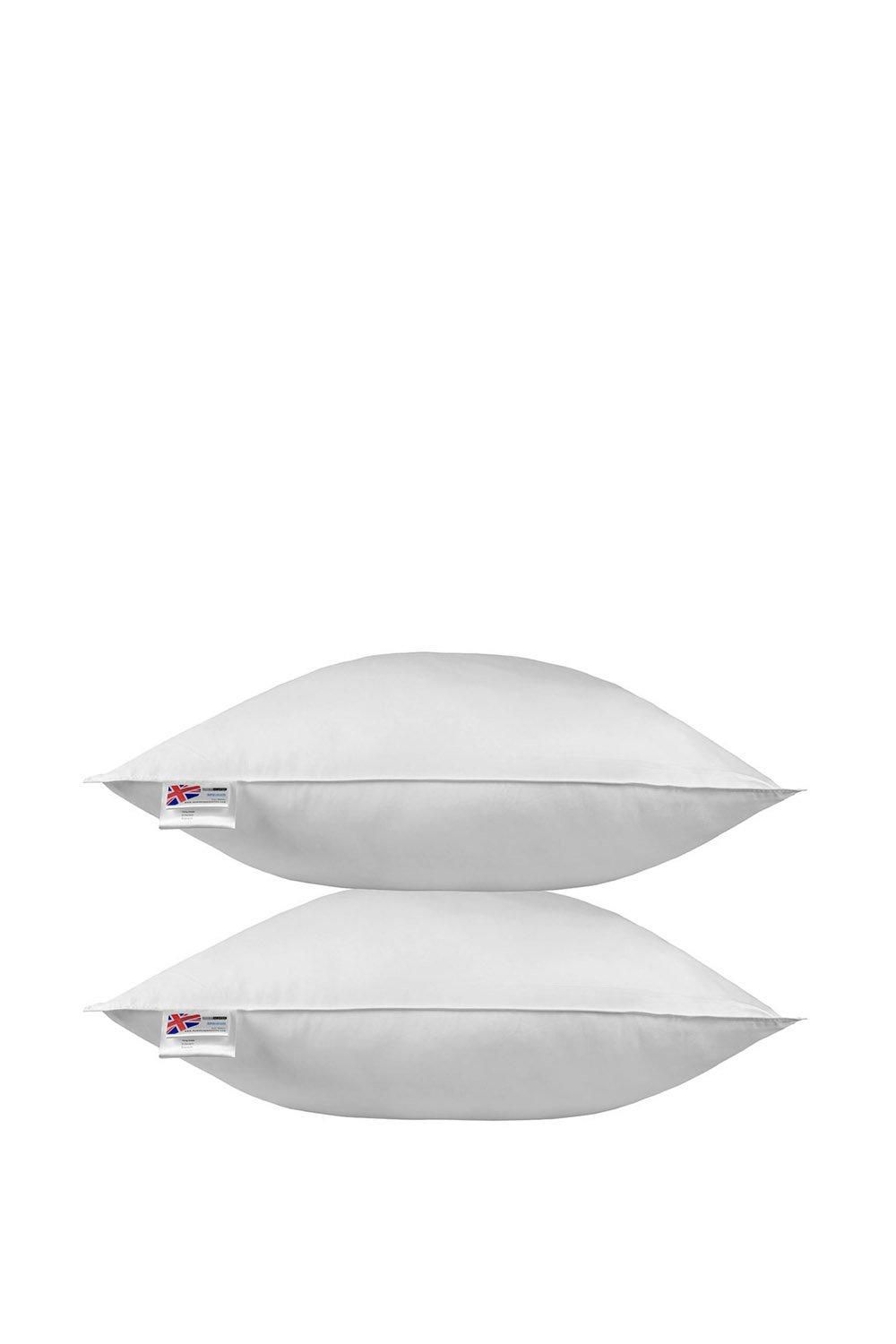 Homescapes Duck Feather & Down Euro Continental Square Pillow Pair - 80cm x 80cm image 4