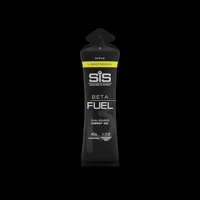 Science in Sport Beta Fuel +Nootropics Energy Gel 60ml - Apple - 6 Pack