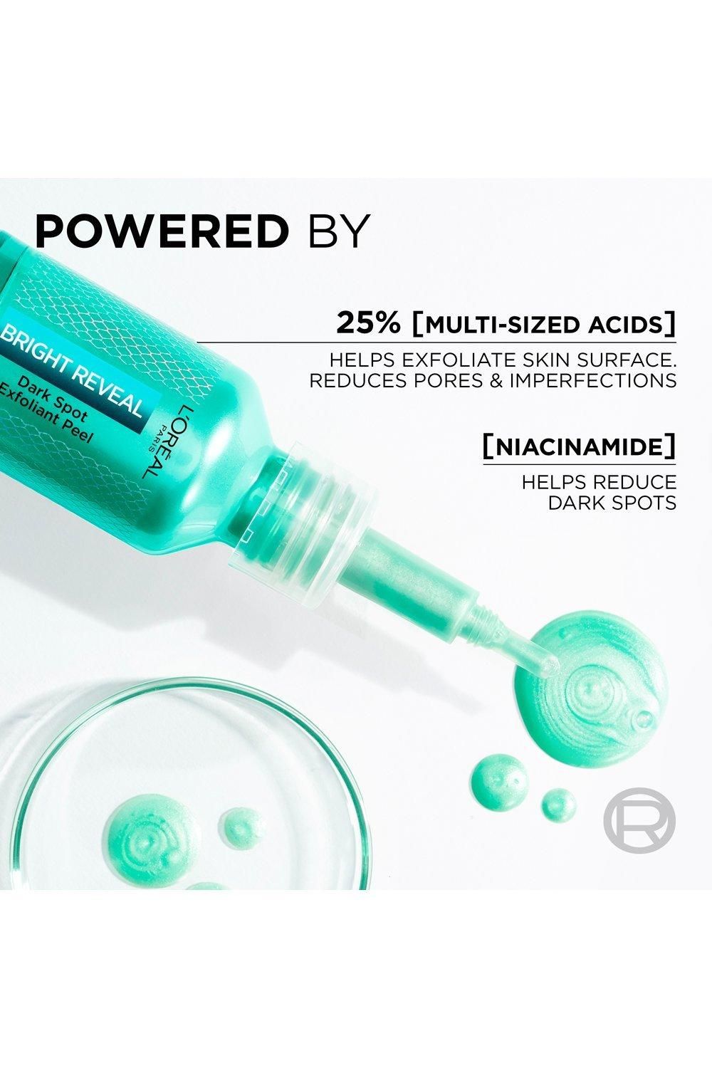 L'Oréal Paris Bright Reveal Dark Spot Exfoliant Peel, 25% AHA + BHA + PHA and Niacinamide Multi image 4