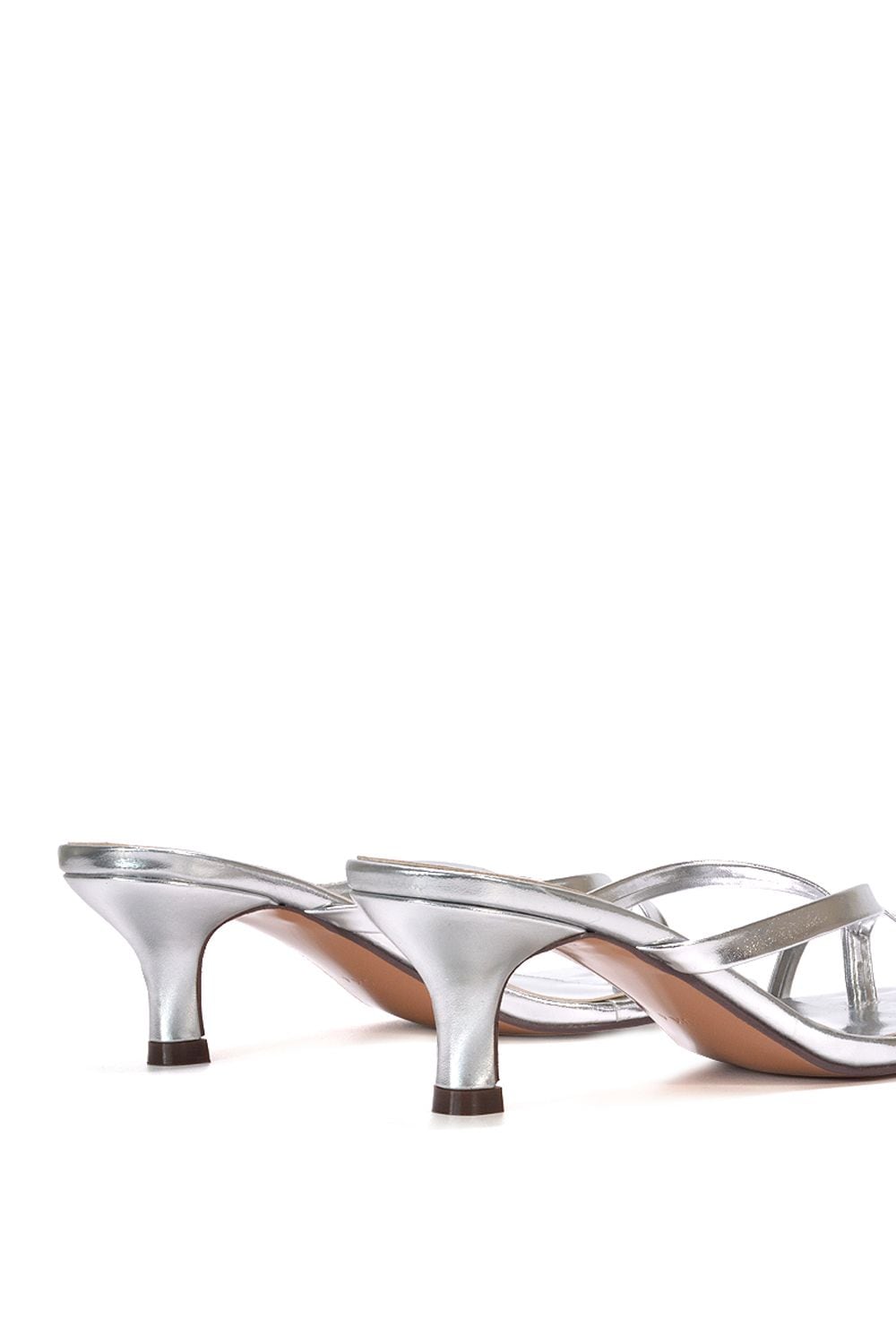 XY London 'Tiana' Slip On Mid Kitten Heel Mules Square Toe Sandals image 6