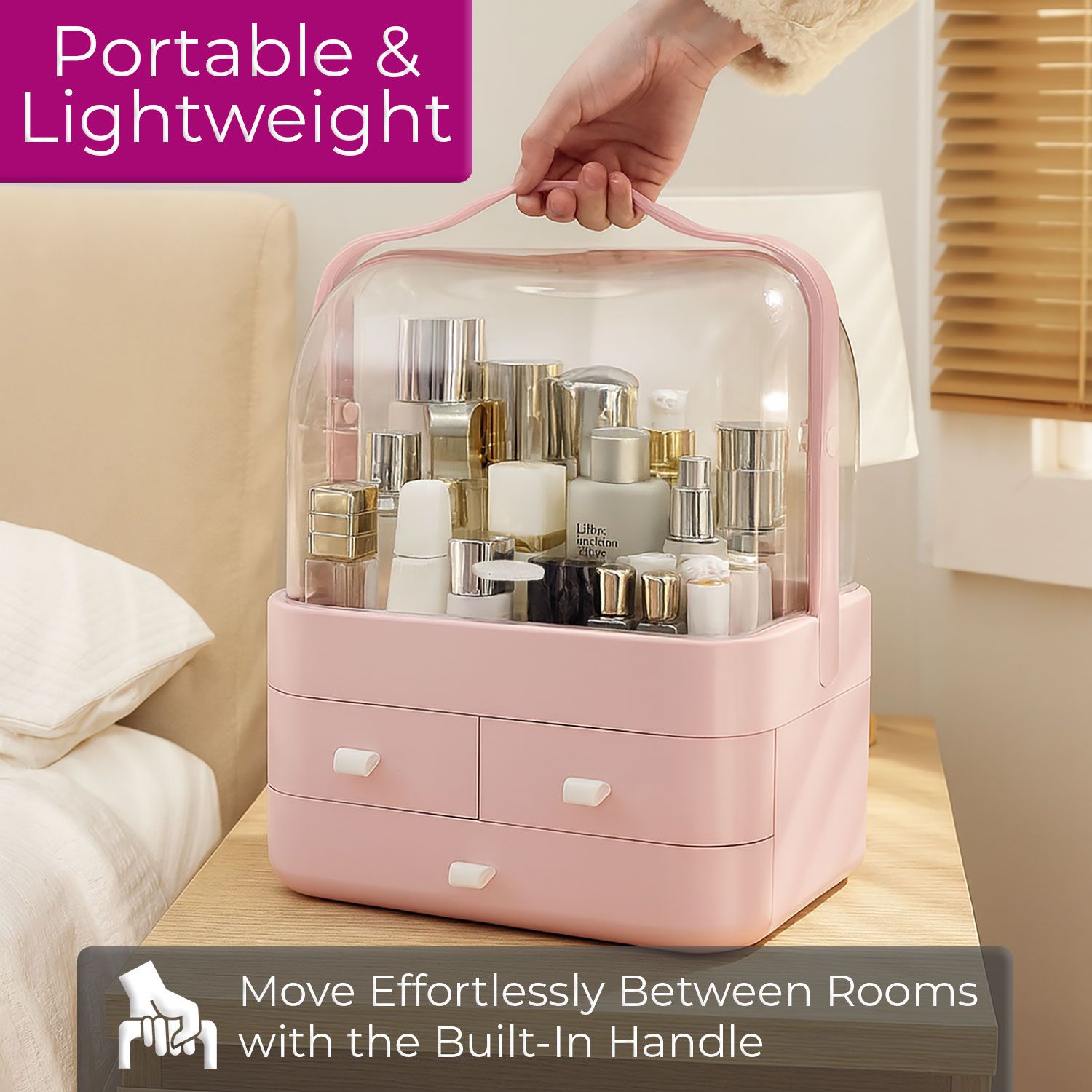 Neo Acrylic Makeup Organiser Cosmetic Storage Box image 6