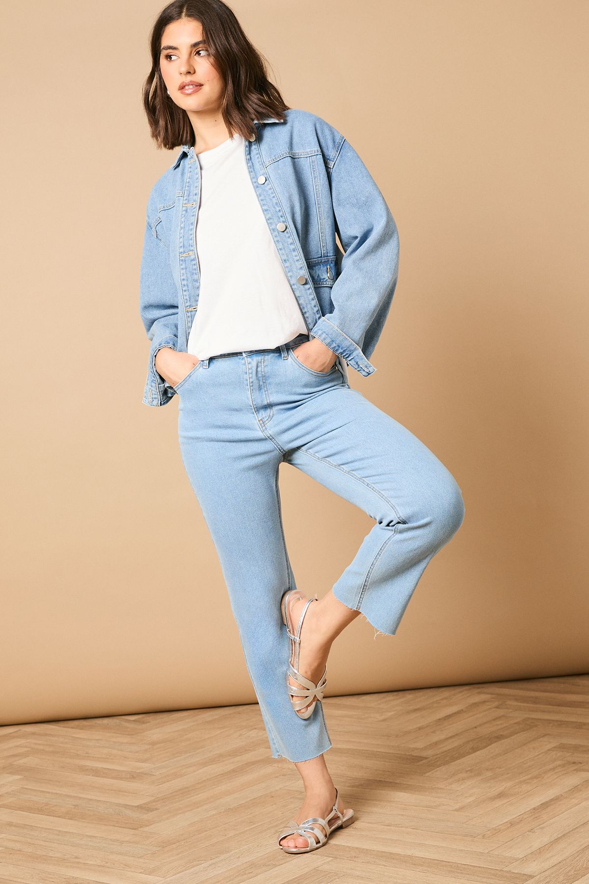 Oasis Ivy Cross Strap Slingback Flat Sandals Silver image 2