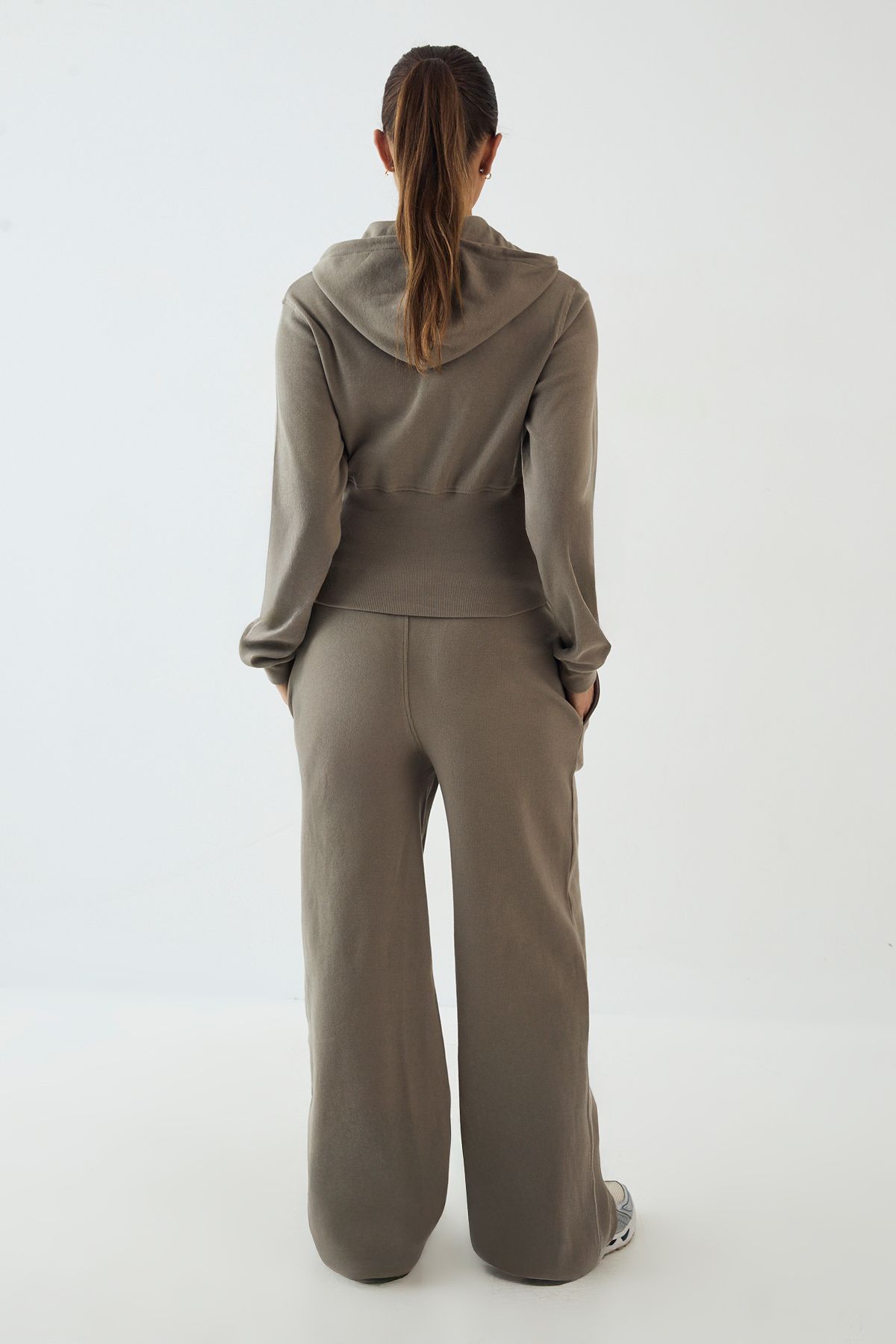 DSGN Studio DSGN Studio Heavy Rib Straight Leg Jogger Washed Khaki image 2