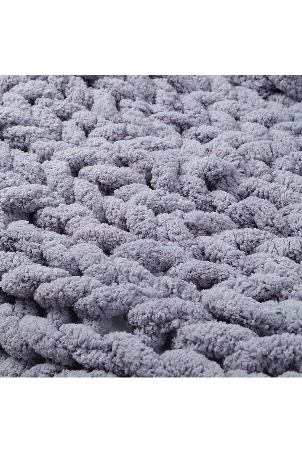 Living and Home Chunky Knit Throw Blanket 120x150cm image 5