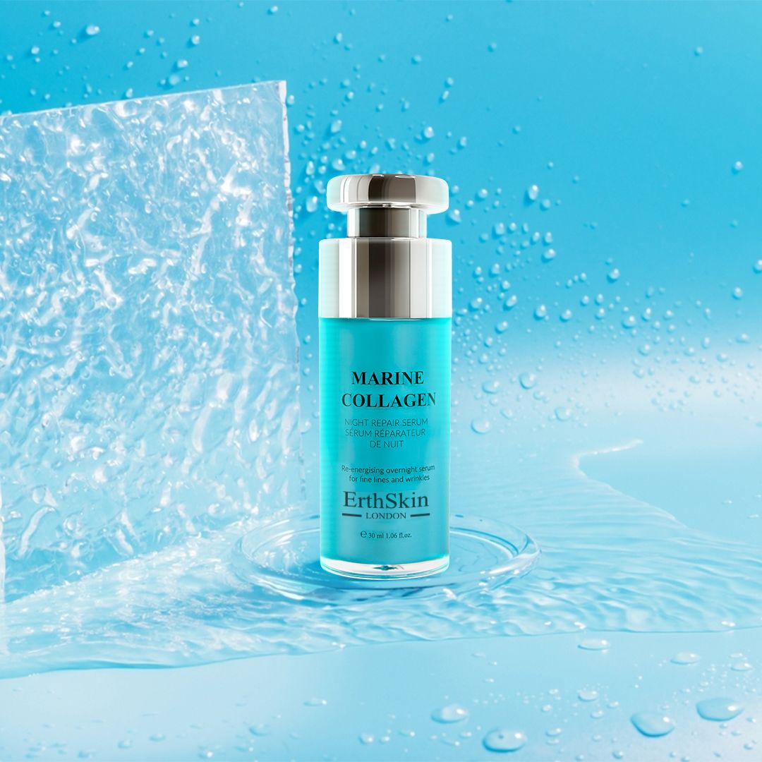 Erth Skin London 2x Marine Collagen Night Repair Serum 30ml image 4