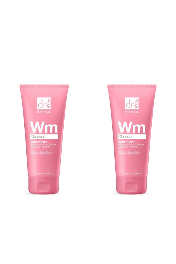 Dr. Botanicals Watermelon Superfood 2-in-1 Cleanser 100ml x 2 Duo Set