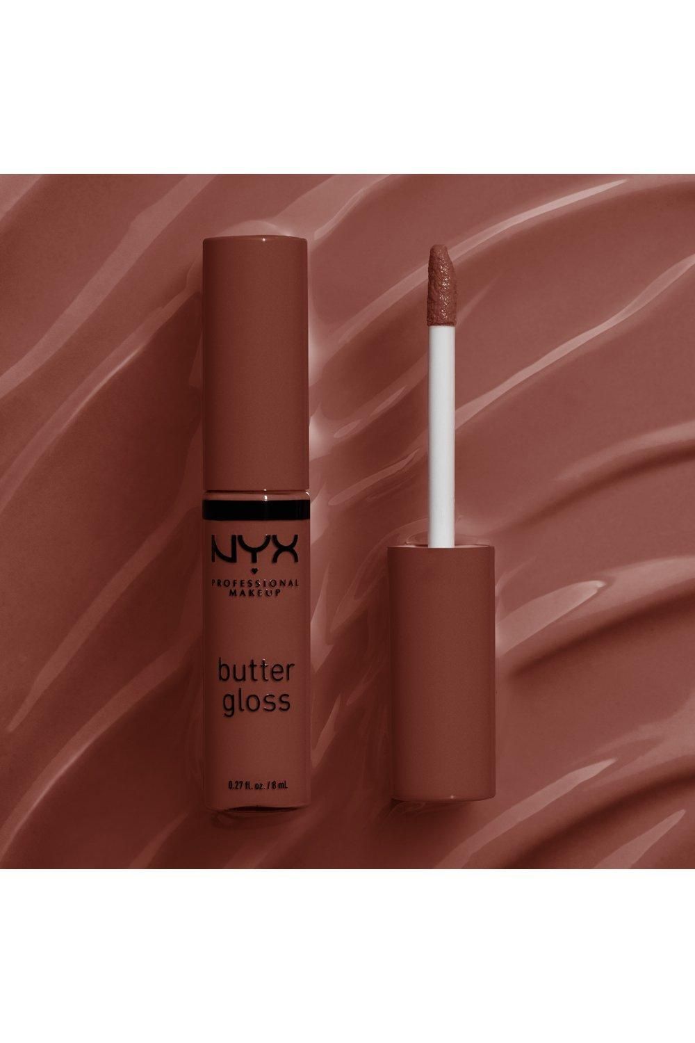 NYX Professional Makeup Butter Lip Gloss Brownie Drip image 10