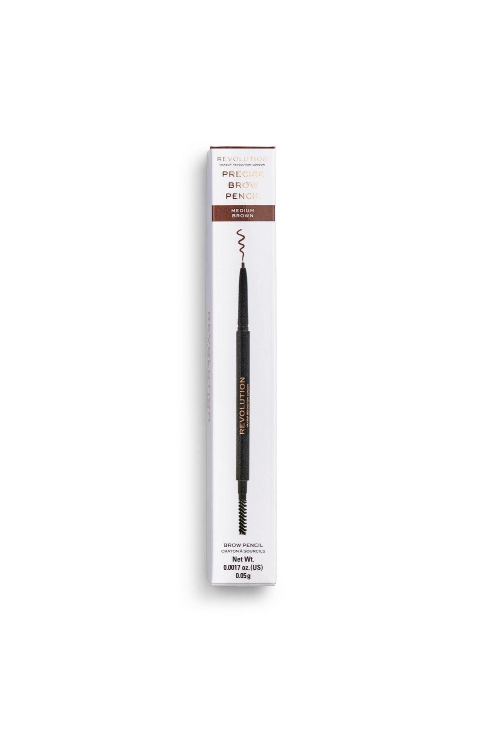 Revolution Precise Brow Pencil Medium Brown image 3