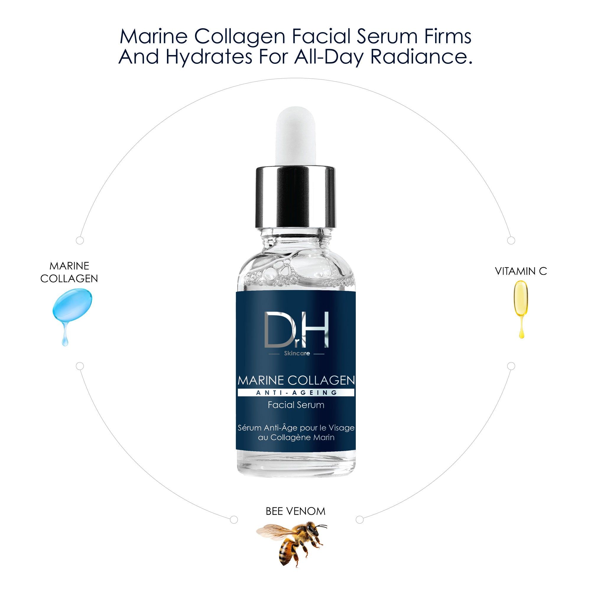Dr H Marine Collagen Facial Serum 30ml image 4
