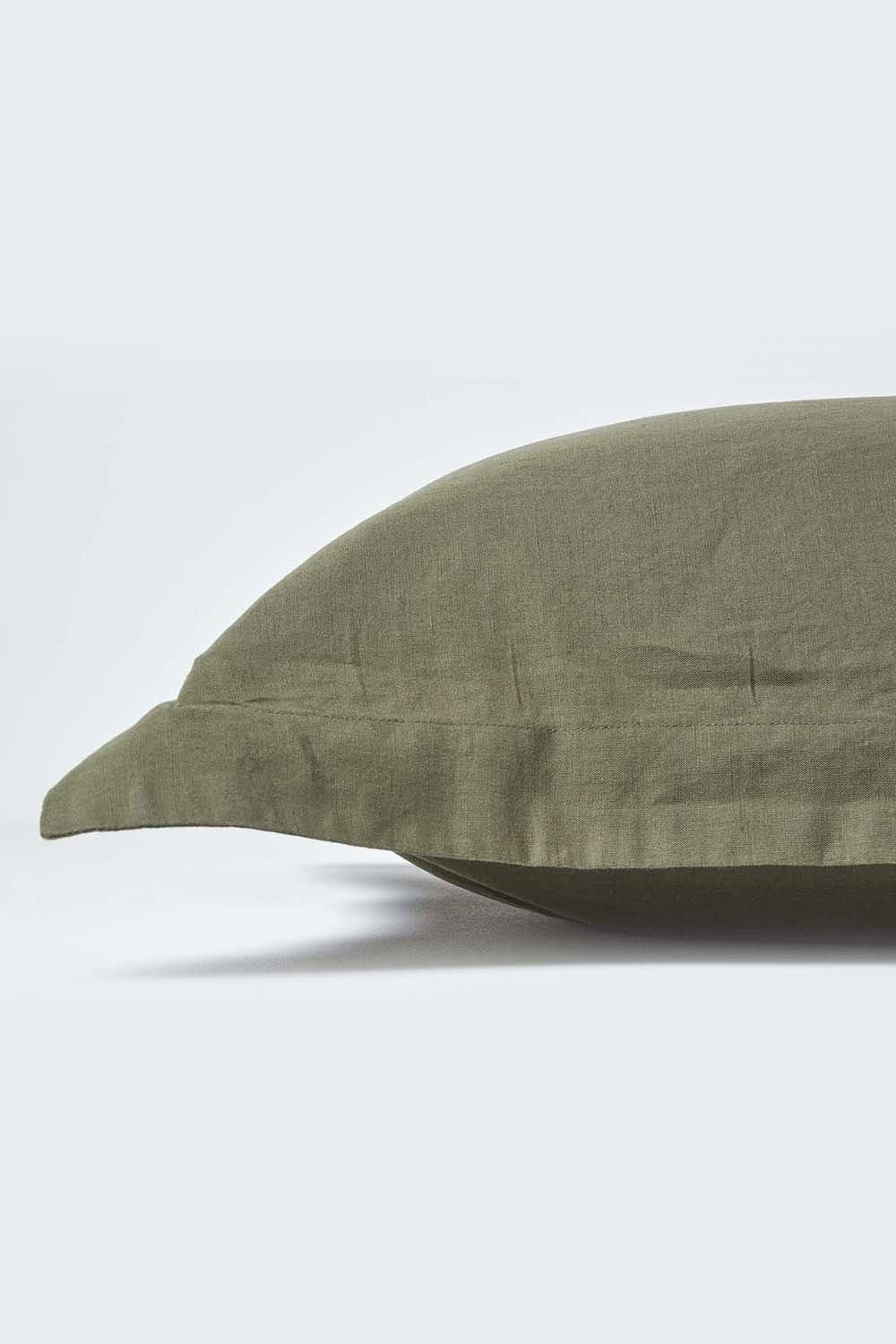 Homescapes Linen Oxford Pillowcase, King image 2