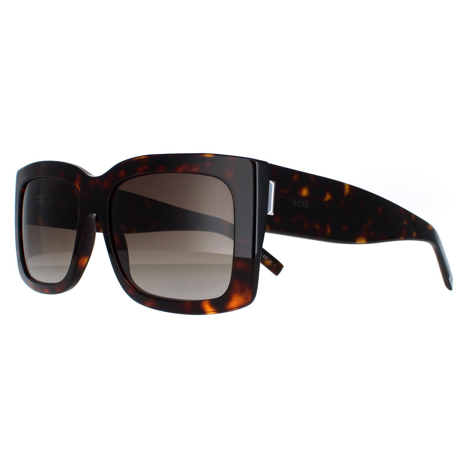 Hugo Boss Rectangle Havana Brown Gradient BOSS 1454/S image 2