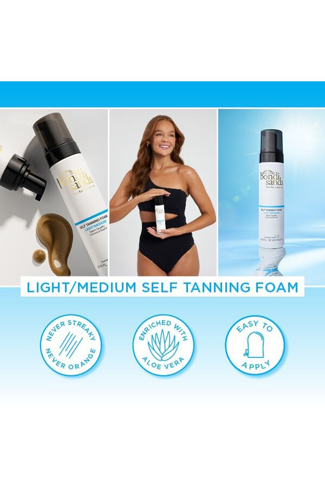 Bondi Sands Self Tanning Foam Light/medium 200ml Multi image 7