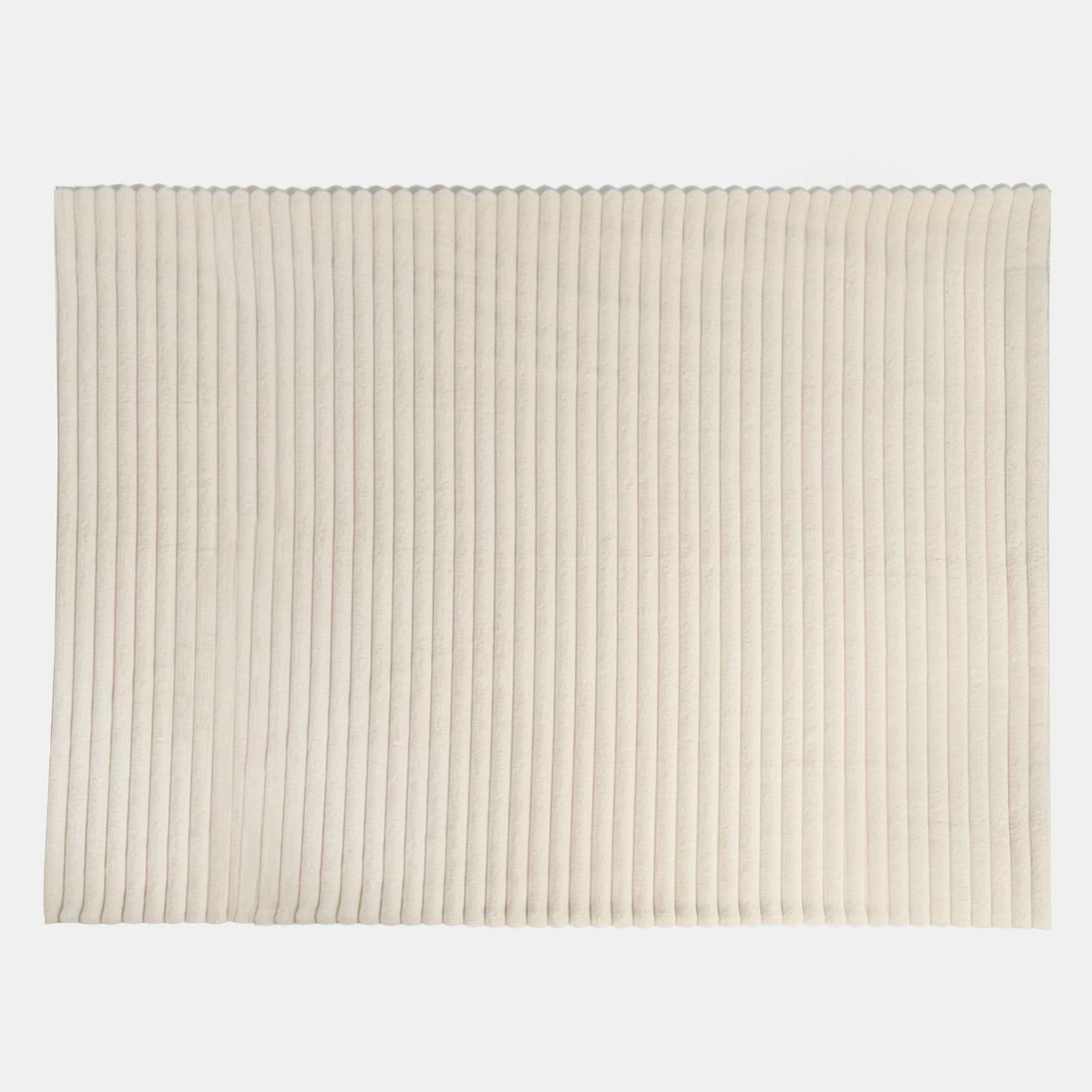 OHS Faux Fur Ribbed Fleece Throw Over Bed Blanket Winter Warm Supersoft image 4