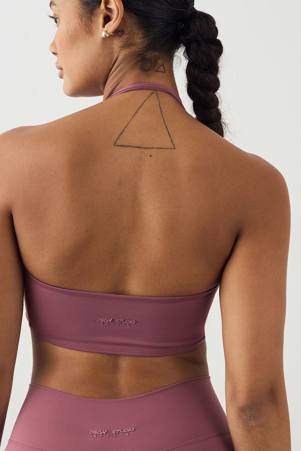 DSGN Studio DSGN Studio Ultra Sculpt Twist Front Light Support Sports Bra Rose image 4