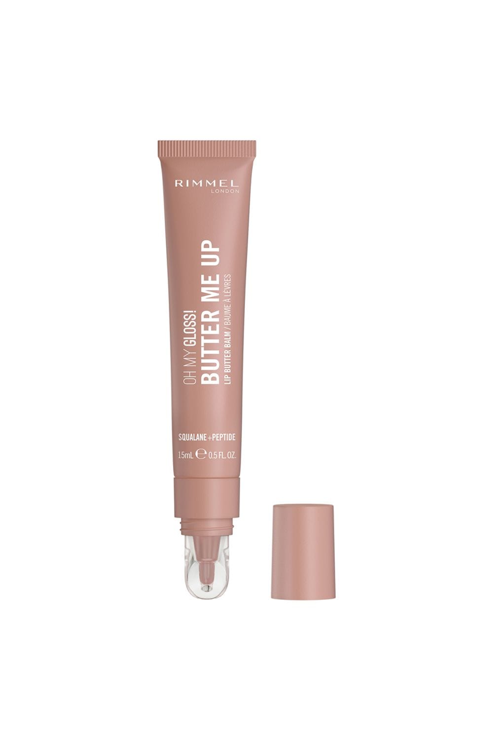 Rimmel London Oh My Gloss! Butter Me Up Lip Butter Balm 15ml 002 Latte Delight image 1