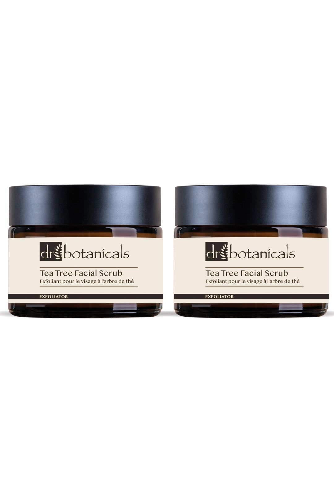 Dr. Botanicals Eucalyptus & Tea Tree Facial Scrub 50ml x 2 Duo Pack image 1