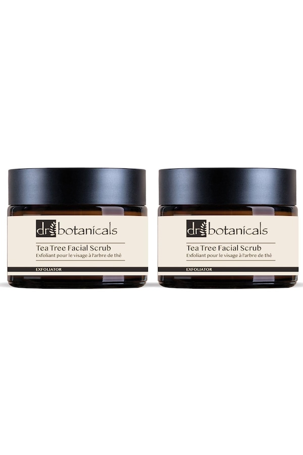 Dr. Botanicals Eucalyptus & Tea Tree Facial Scrub 50ml x 2 Duo Pack
