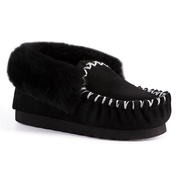 Aus Wooli Australia Hand Stitched  Sheepskin Moccasin