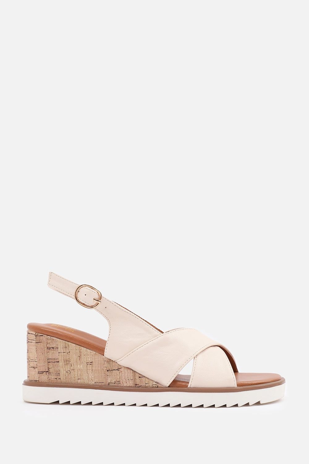 Where's That From 'Nala' Cross Over Strap Detail Wedge Shoes With Buckle Closure image 2