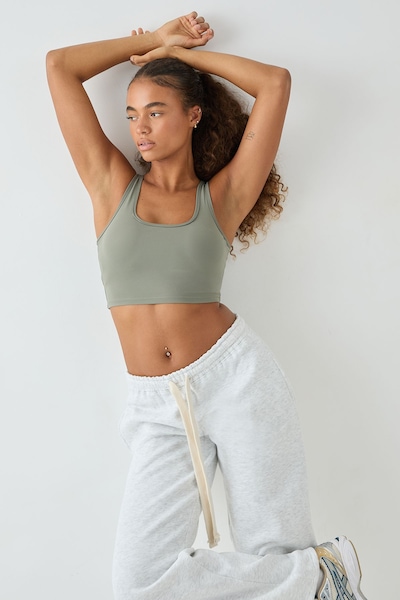 DSGN Studio DSGN Studio Ultra Sculpt Padded Sports Bra Khaki