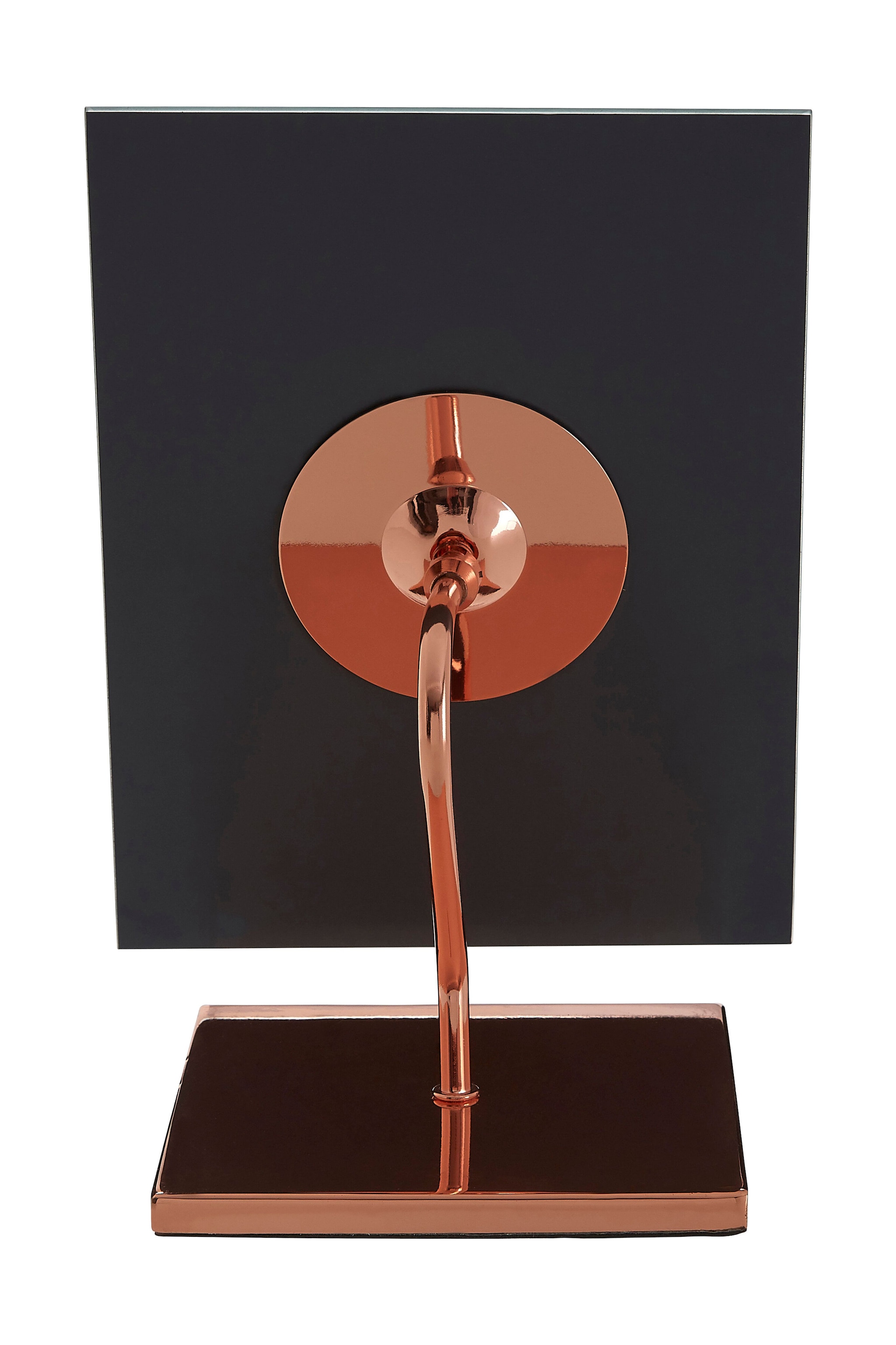 Orsina Bevelled Glass Rose Gold Table Mirror, Iron Mirror,  Small Table Mirror, Shaving Mirror For Daily Grooming image 4