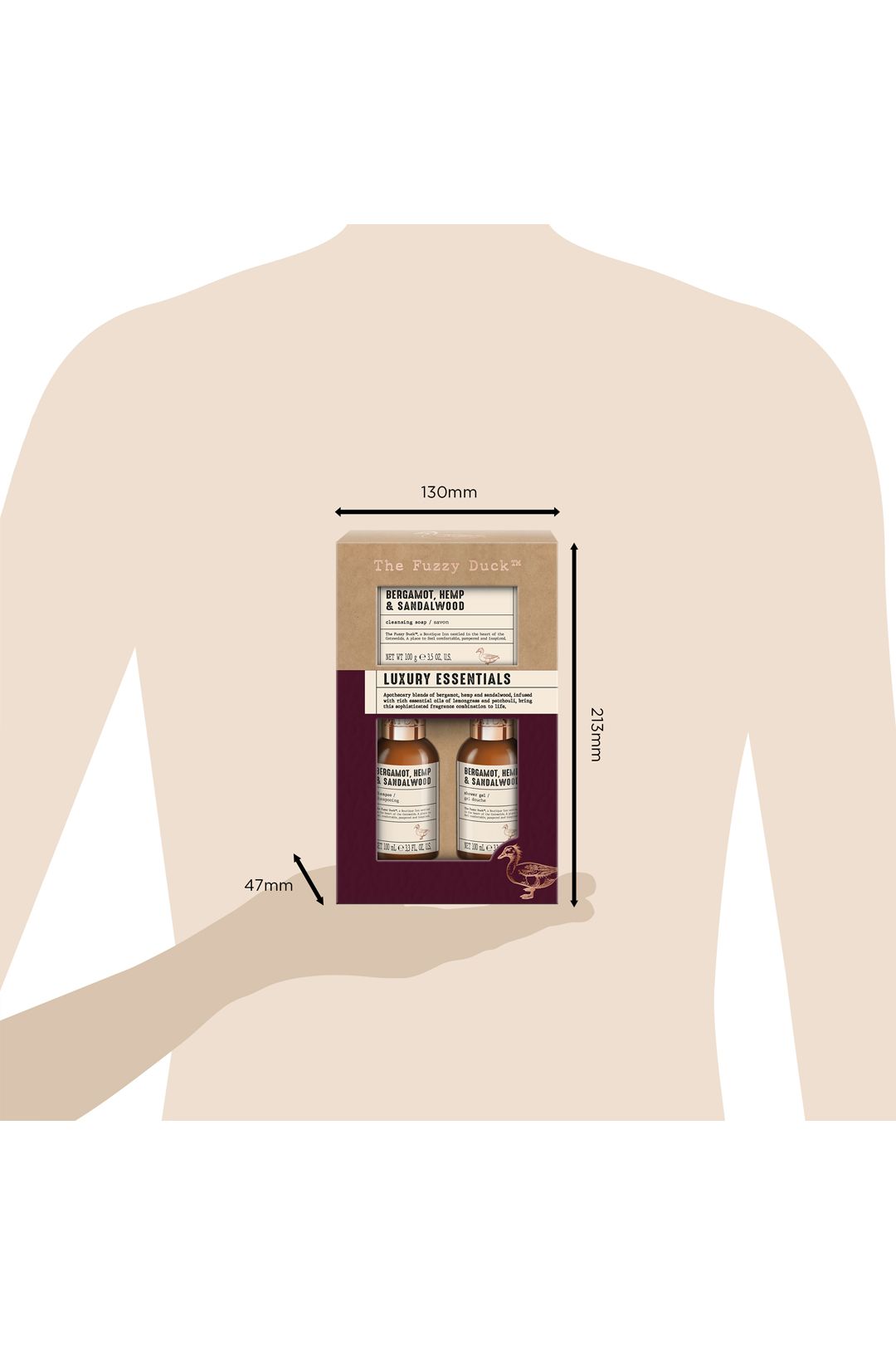 Baylis & Harding The Fuzzy Duck Bergamot, Hemp & Sandalwood Men's Luxury Essentials Gift Set Multi image 7