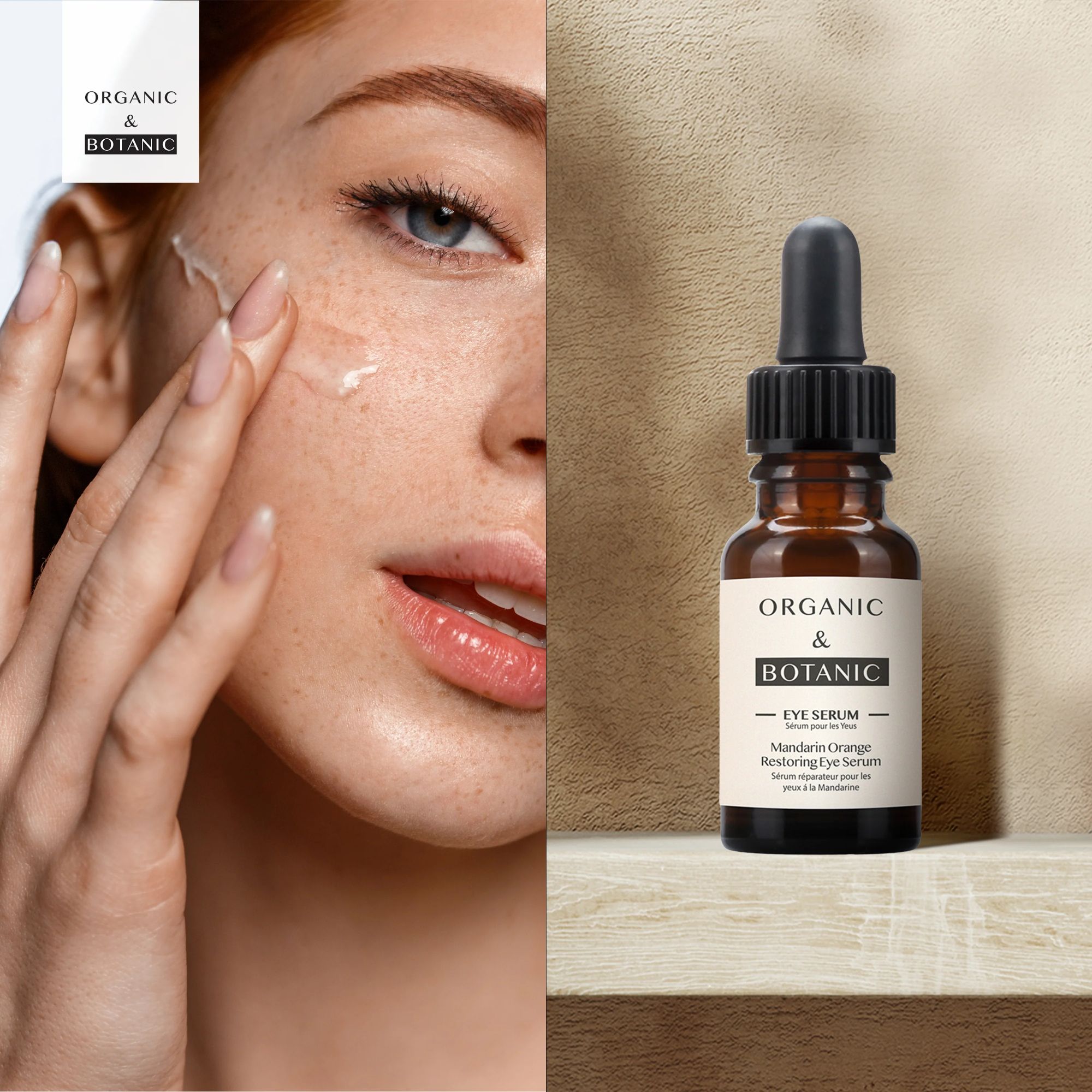 Organic & Botanic Mandarin Orange Restorative Eye Serum 15ml x 2 Duo Set image 6