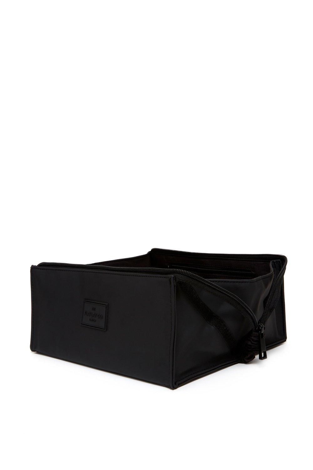 The Flat Lay Co Unisex Box Sponge Bag in Black Black image 3