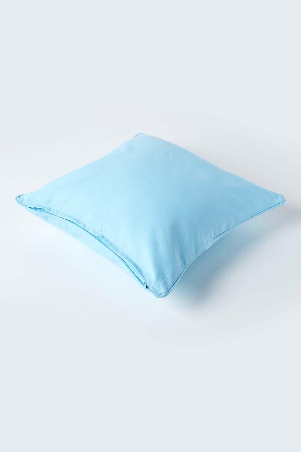 Homescapes Cotton Plain Cushion Cover image 3