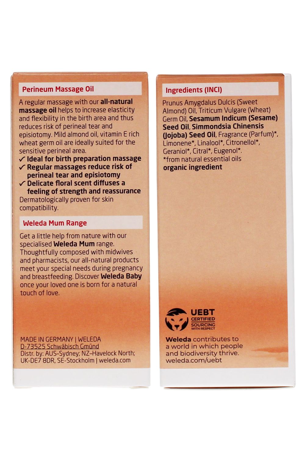 Weleda Perineum Massage Oil 50ml Multi image 2