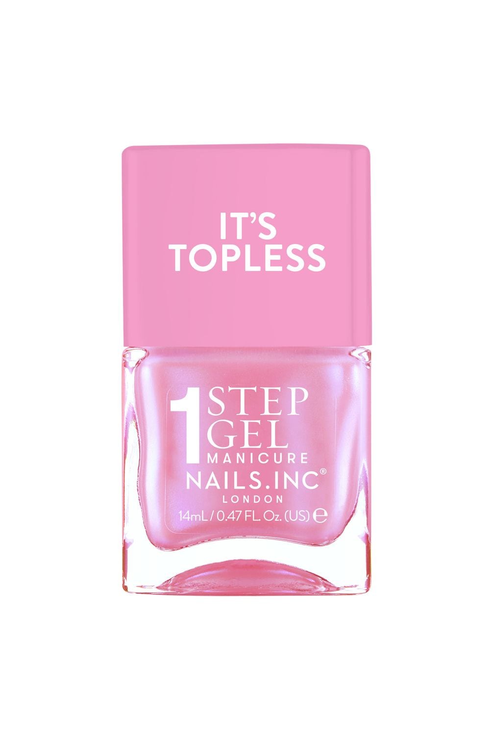 Nails Inc Topless Nail Varnish 14ml Addison image 1