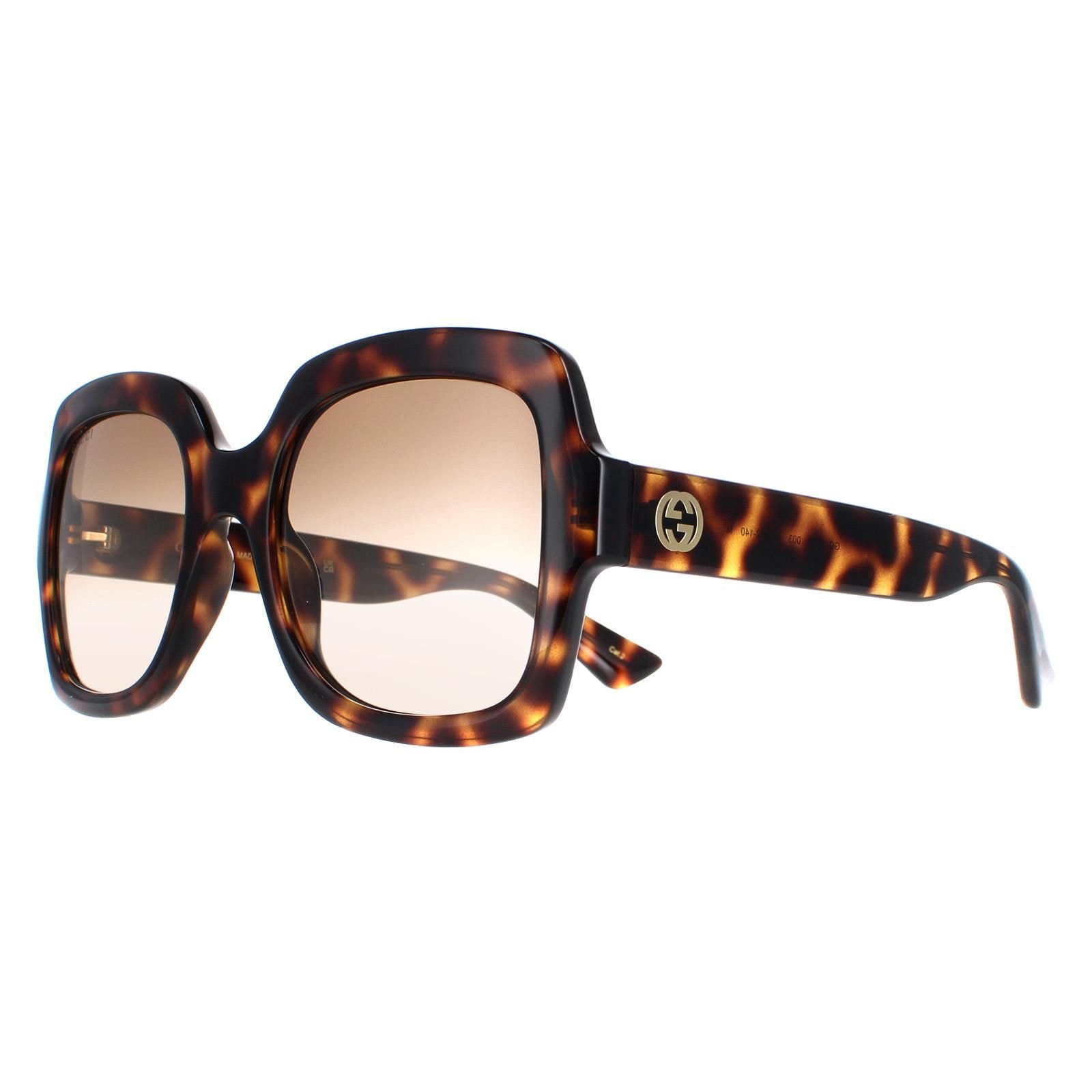 Gucci Square Havana Brown Gradient GG1337S image 2