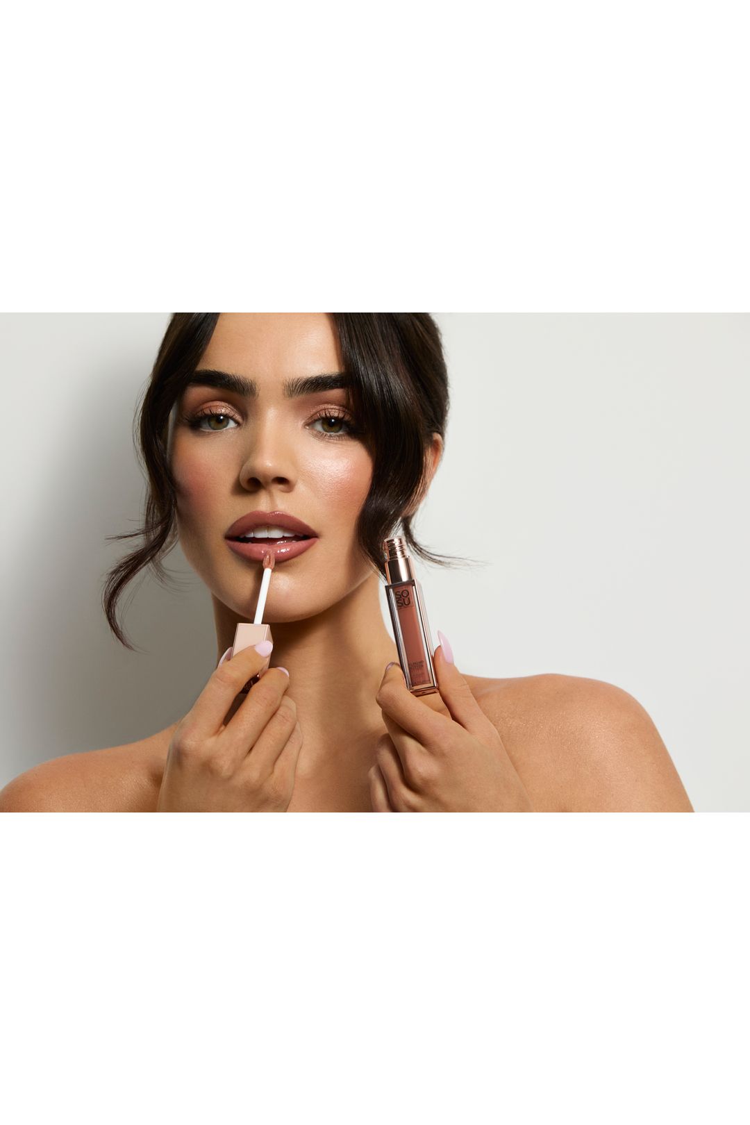 SOSU Cosmetics Satin Lipglaze 6ml Almond Butter image 3