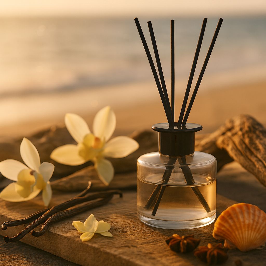 Nicola Spring 200ml Vanilla Sands Reed Diffuser - Sweet Creamy Relaxing Scent image 2