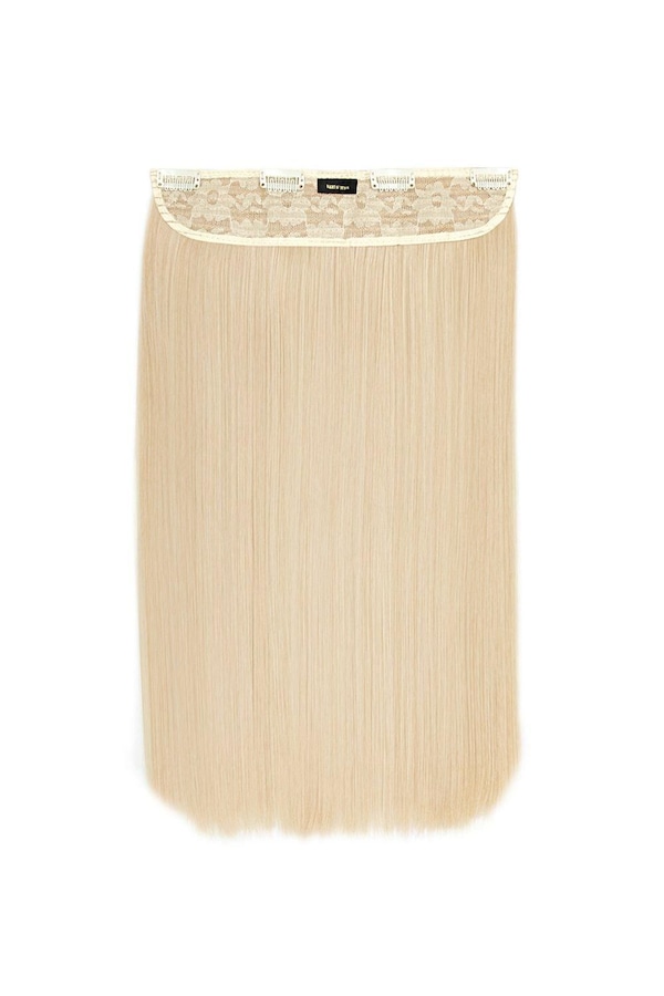 Lullabellz Thick 18 1 Piece Straight Clip In Hair Extensions Light Blonde