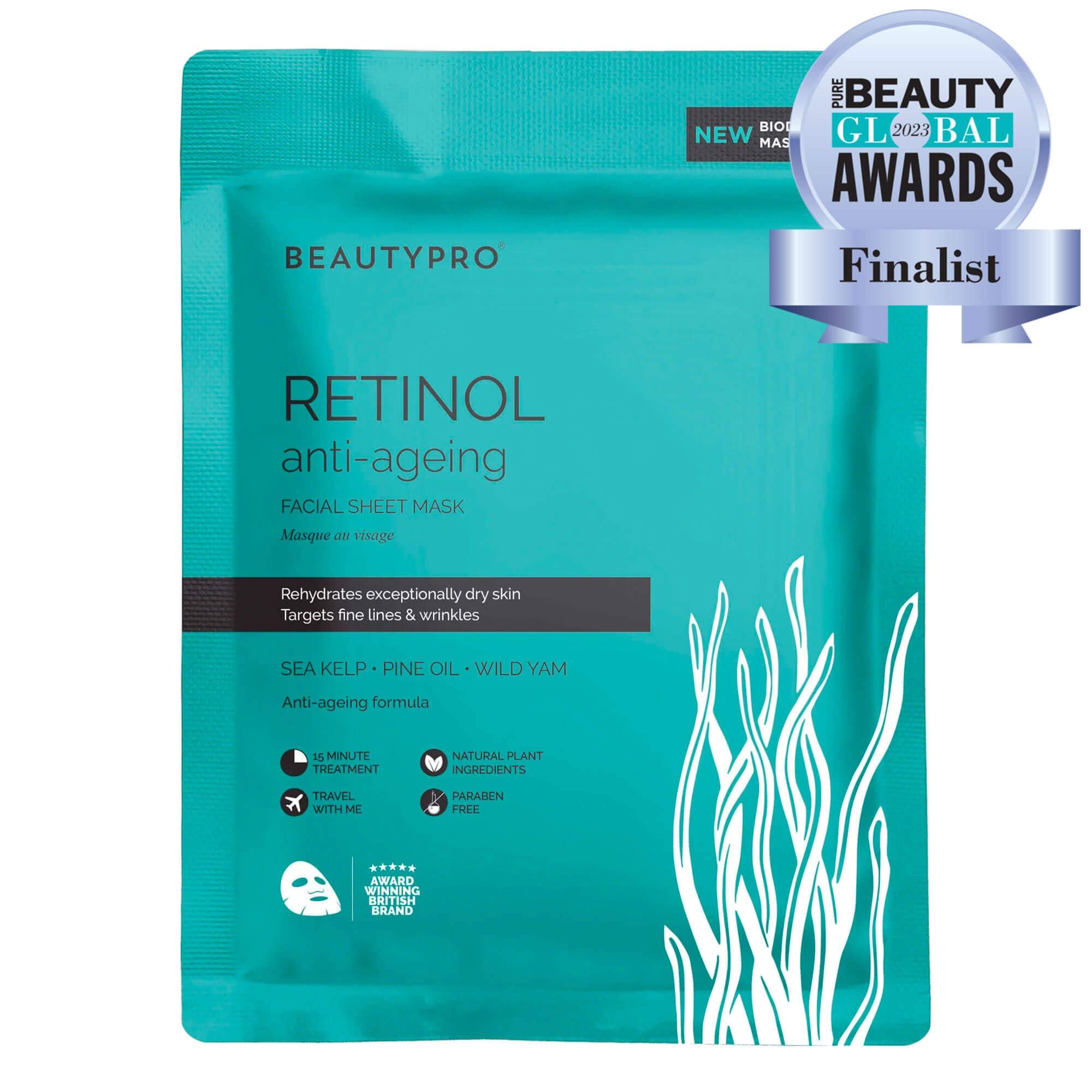 BEAUTYPRO Retinol Renewing Sheet Mask - Pack Of 4 image 2