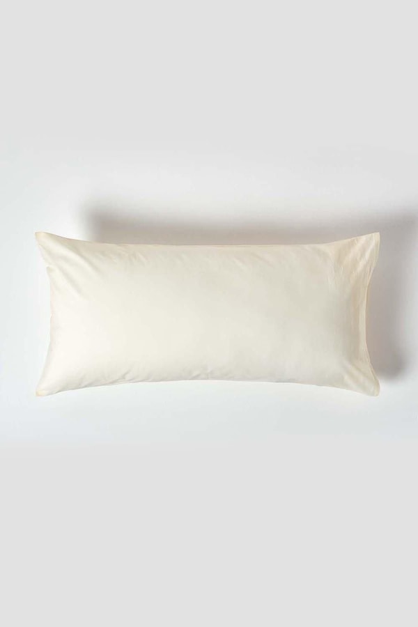 Homescapes Egyptian Cotton Housewife Pillowcase 200 TC, King Size