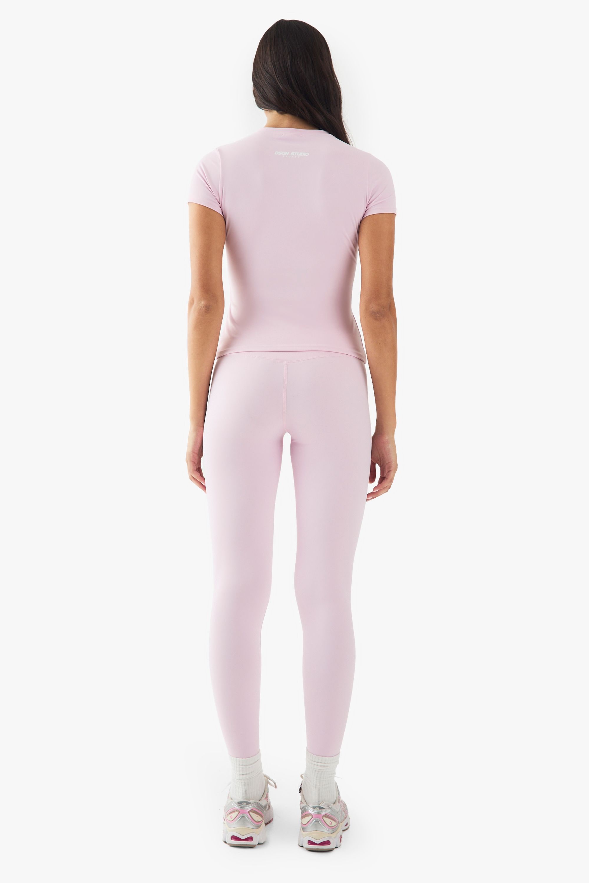 DSGN Studio DSGN Studio Ultra Sculpt Short Sleeve Top Baby Pink image 2