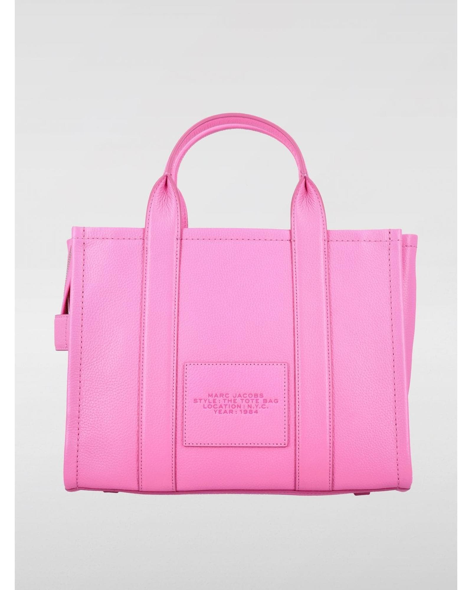 Marc Jacobs Tote Bag Handbag Leather Wo - Baby Pink image 2
