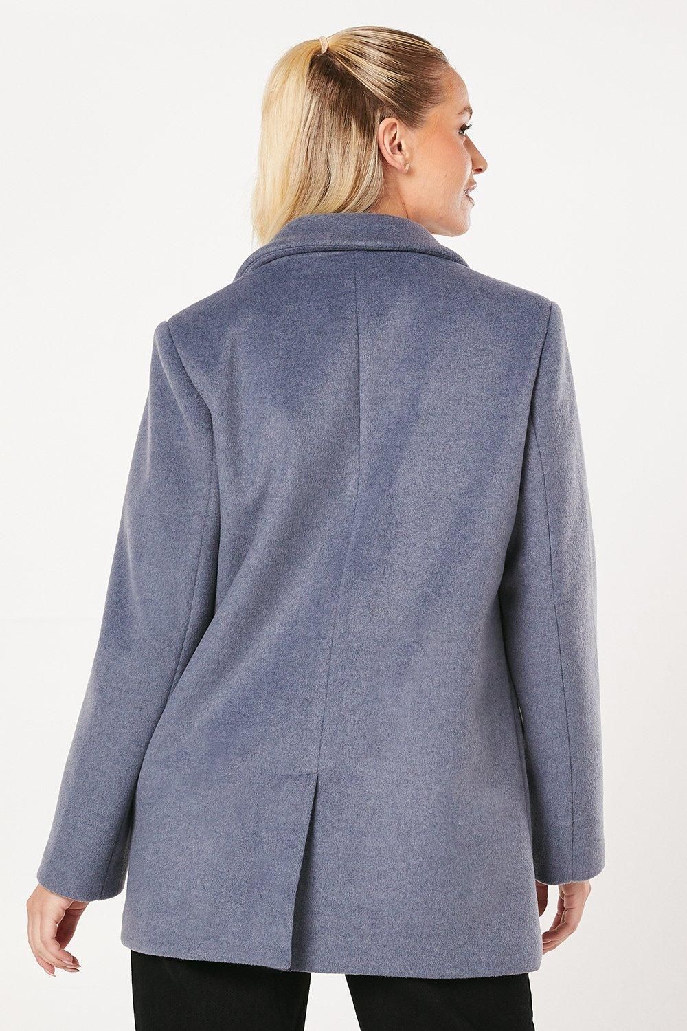 Dorothy Perkins Smart Pocket Detail Blazer Coat Blue image 3